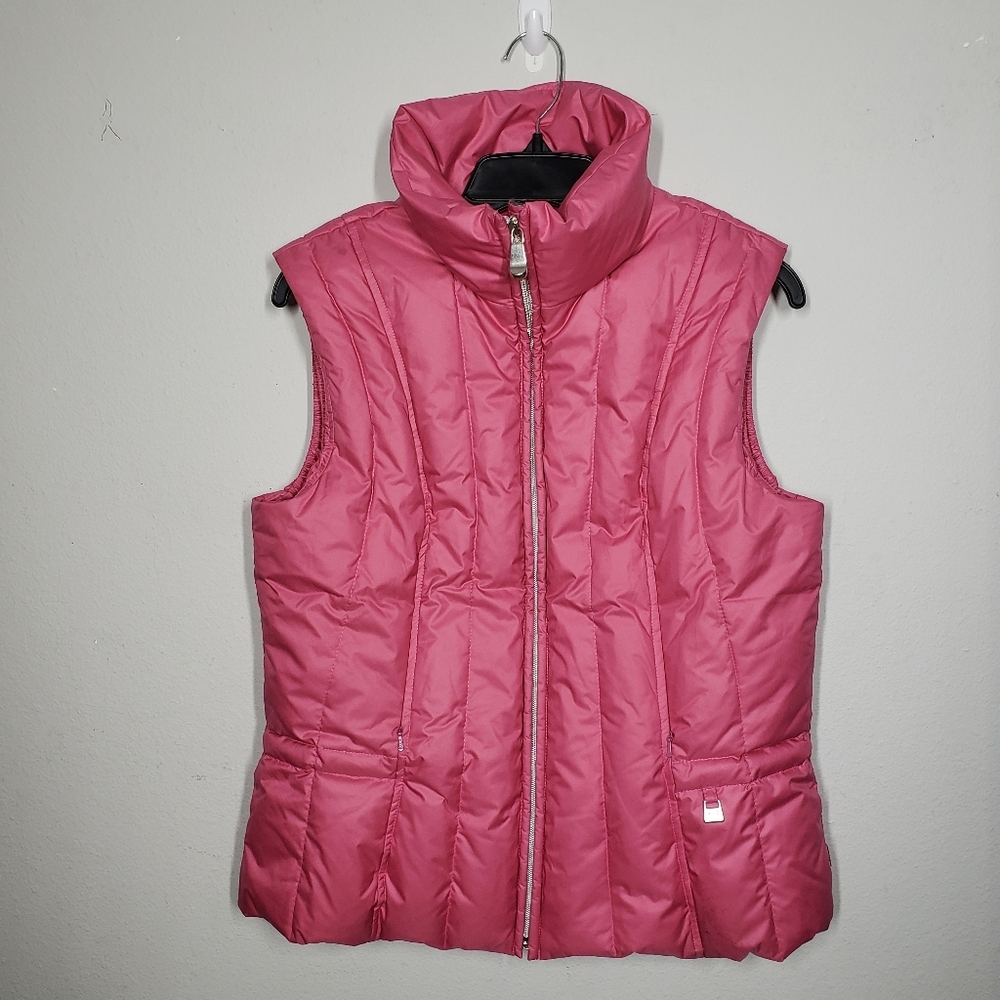 NILS Pink Down Puffer Vest Size 8